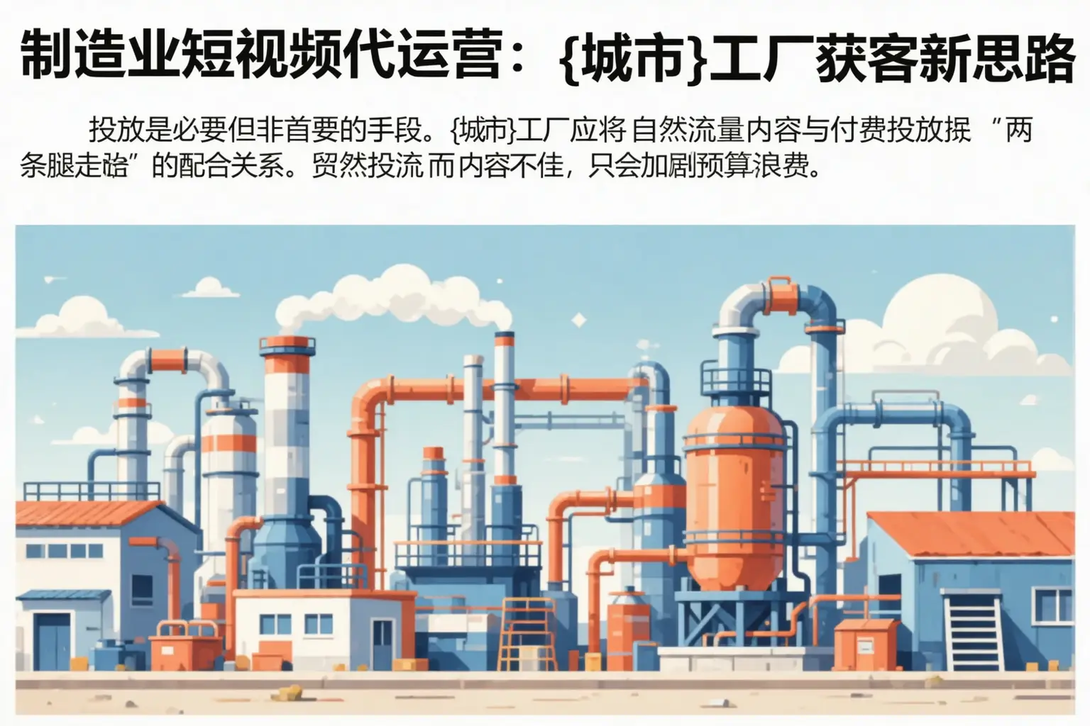 制造业短视频代运营：桂平工厂获客新思路
